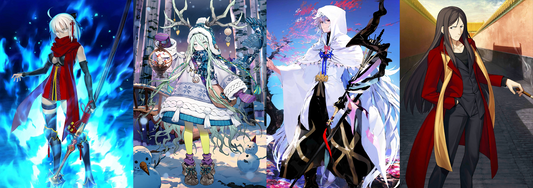 [JP] [INSTANT] FGO Okita saber Louhi Merlin Waver + 3000-3200SQ Fate Grand Order endgame quartz account-Mobile Games Starter