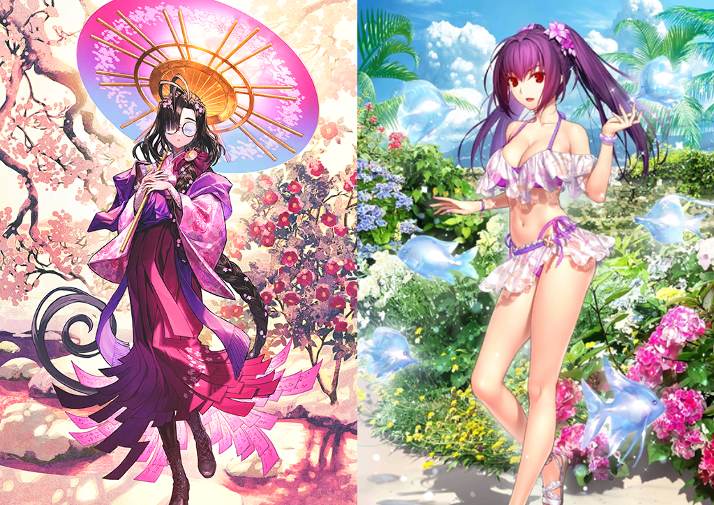 [JP] [INSTANT] FGO Ono no Komachi + Skadi ruler + 2x5* Fate Grand Order starter account-Mobile Games Starter