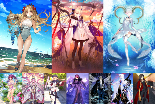 [JP] [INSTANT] FGO Space Ereshkigal Tonelico Tiamat Larva Koyanskaya Castoria Skadi Oberon + 3000SQ Fate Grand Order endgame quartz account-Mobile Games Starter