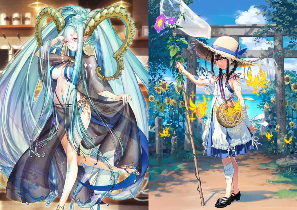 [JP] [INSTANT] FGO Tiamat Larva Archer + Miyu Fate Grand Order starter account-Mobile Games Starter