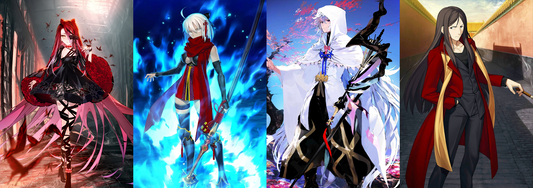 [JP] [INSTANT] FGO Typhon Okita alter Merlin Waver BG + 3000-4000SQ Fate Grand Order endgame quartz account-Mobile Games Starter