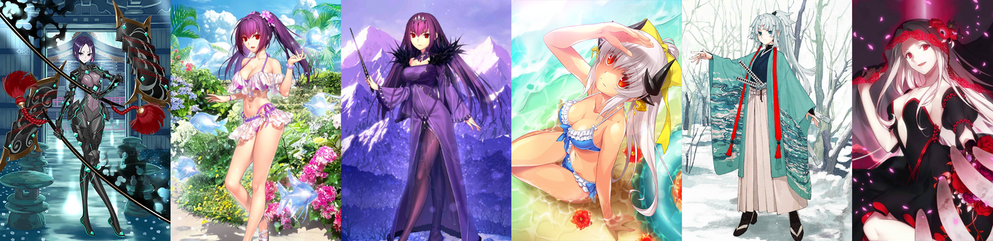 [JP] [INSTANT] FGO Ushi Gozen + double Skadi / ruler + Yui + 5Kiyohime + 3 Black Grail Fate Grand Order starter account-Mobile Games Starter