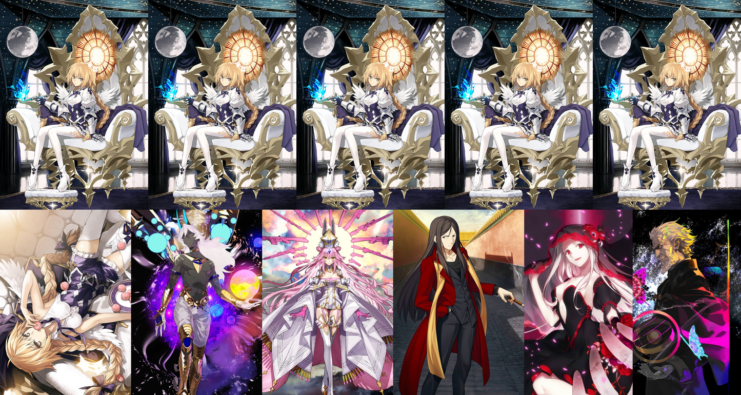 [JP] [INSTANT] NP5 Metatron Jeanne + Arjuna alter Koyanskaya + 2000-2200SQ FGO Fate Grand Order endgame quartz account-Mobile Games Starter
