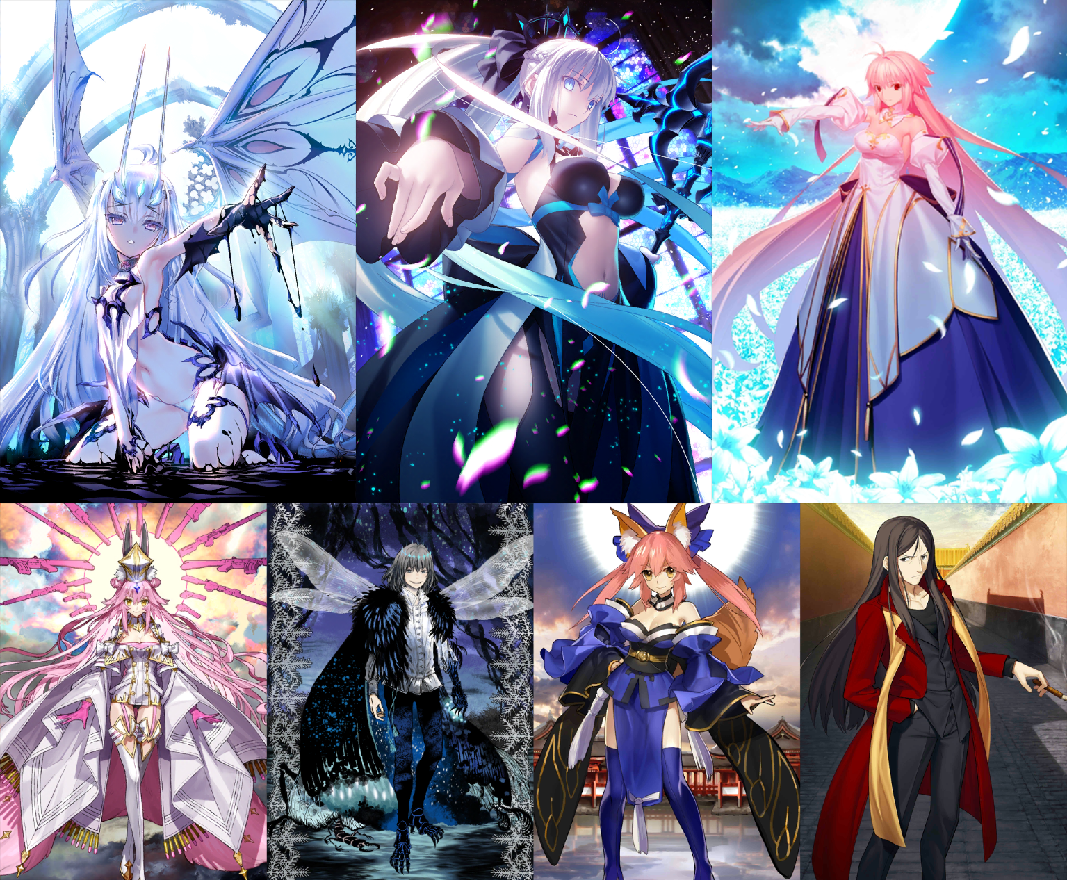 [JP] NP5 Fairy Knight Lancelot Melusine +NP4 Morgan +Koyanskaya Oberon Arcueid FGO Fate Grand Order endgame account-Mobile Games Starter