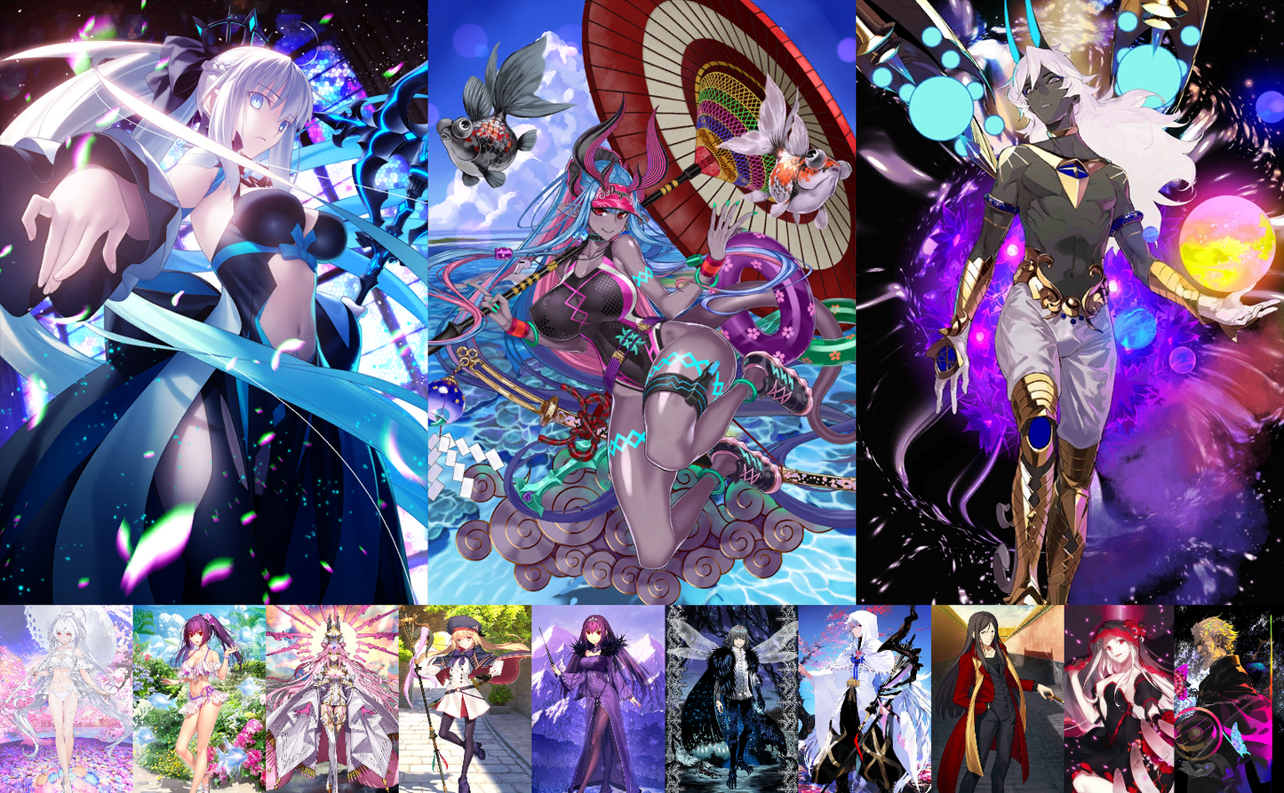 [JP] NP5 Morgan + Arjuna Ibuki Koyanskaya Castoria Oberon Skadi FGO Fate Grand Order endgame account-Mobile Games Starter