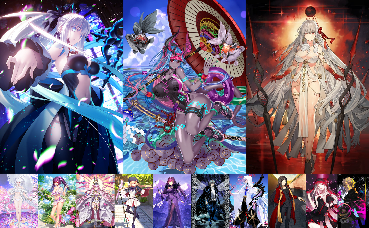 [JP] NP5 Morgan + Durga /Kali Ibuki Koyanskaya Castoria Oberon Skadi FGO Fate Grand Order endgame account-Mobile Games Starter