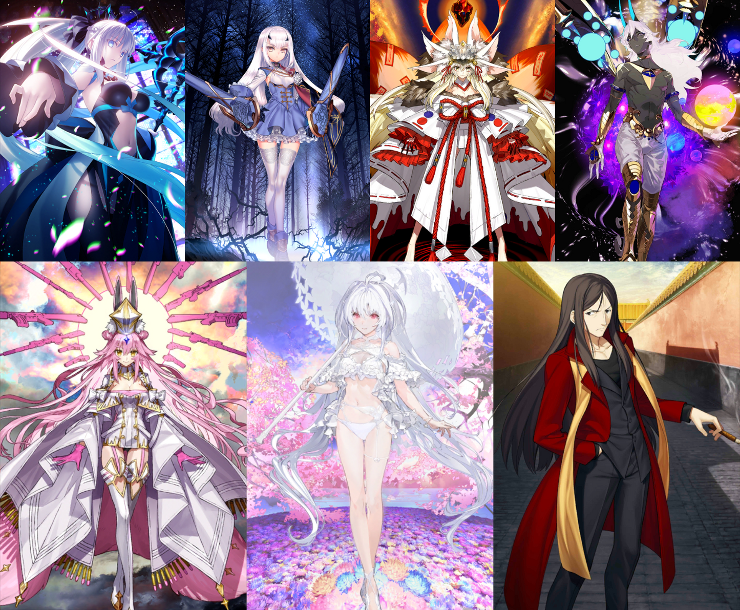 [JP] NP5 Morgan +Fairy Knight Lancelot Melusine Arjuna Lady Avalon Koyanskaya Darkness FGO Fate Grand Order endgame account-Mobile Games Starter