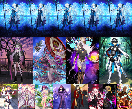 [JP] NP5 Morgan + Lilith Charlemagne Arjuna Ibuki Castoria Koyanskaya double Skadi BG Kscope FGO Fate Grand Order endgame account-Mobile Games Starter