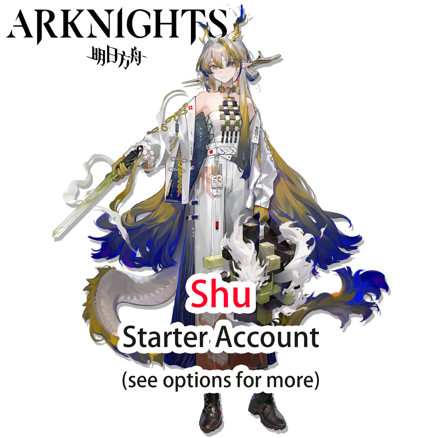 [JP] Shu + 1x6* Arknights Starter account-Mobile Games Starter