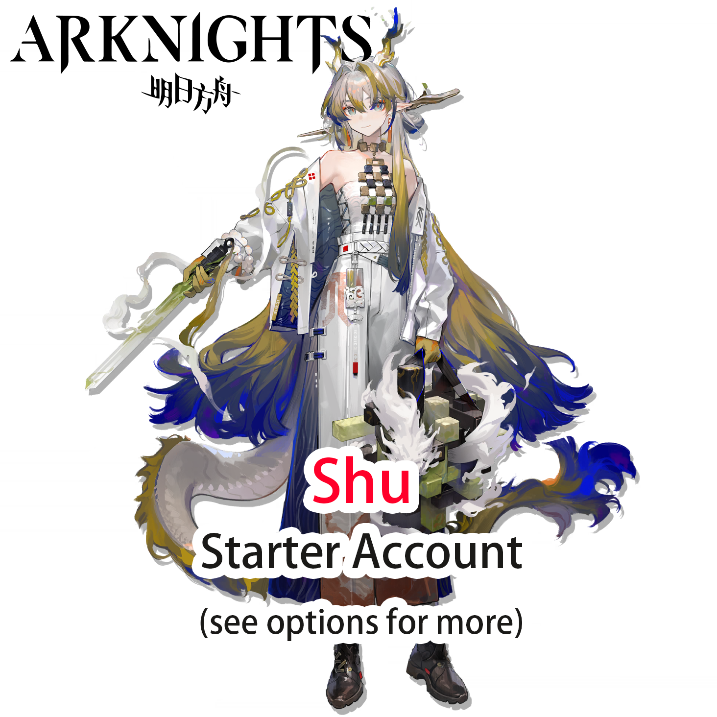 [JP] Shu + 1x6* Arknights Starter account-Mobile Games Starter