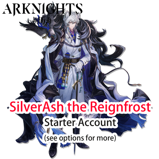 [JP] SilverAsh the Reignfrost + 6★ Arknights Starter account (see options)-Mobile Games Starter