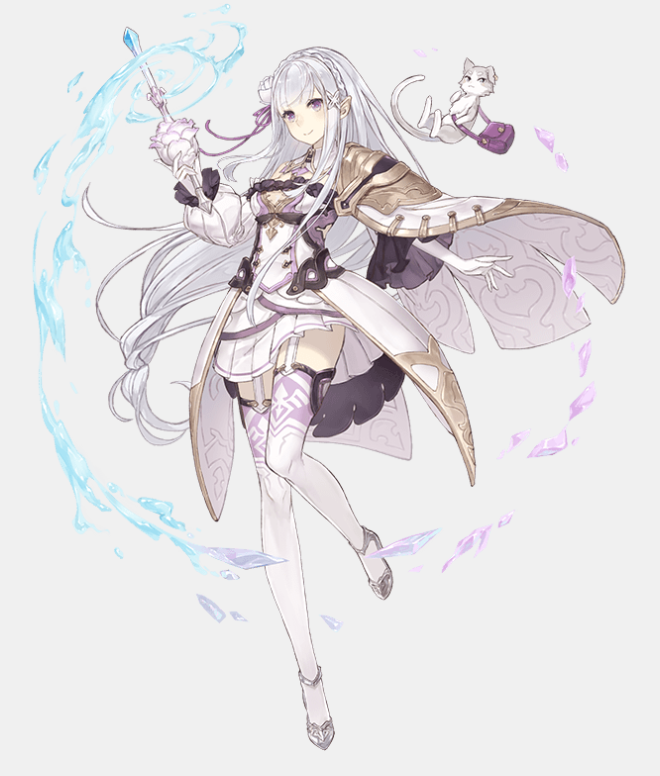 [JP] SINoALICE Emilia + 20-40SS total(character or weapon) + 35000-40000 Magic Stones starter account-Mobile Games Starter