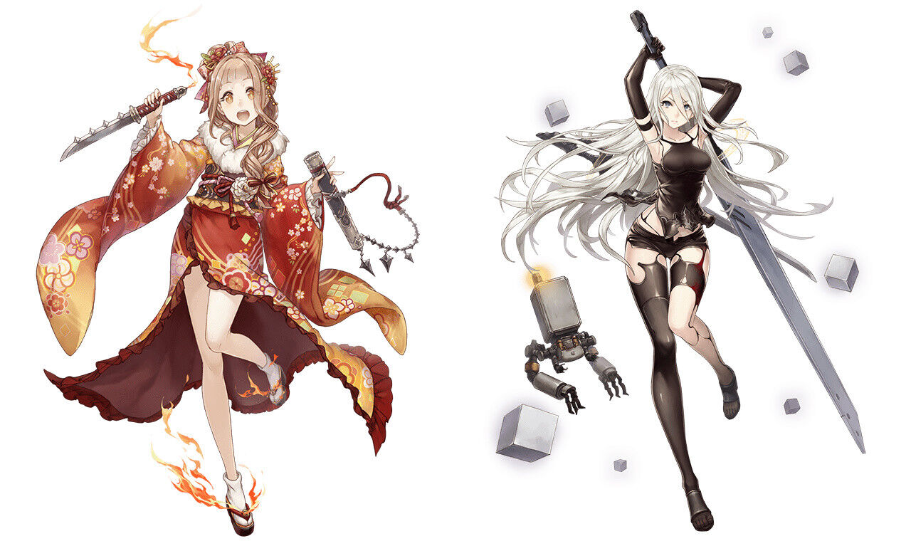 [JP] SINoALICE SS Kimono Red Riding + A2 + 10000-1500 Magic Stones starter account-Mobile Games Starter