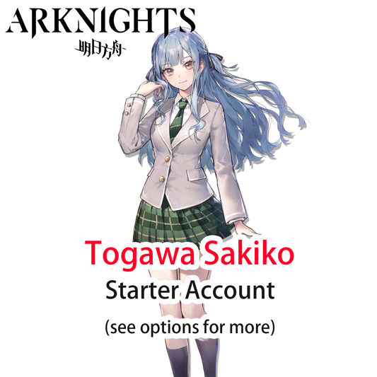 [JP] Togawa Sakiko + 6★ Arknights Starter account (see options)-Mobile Games Starter