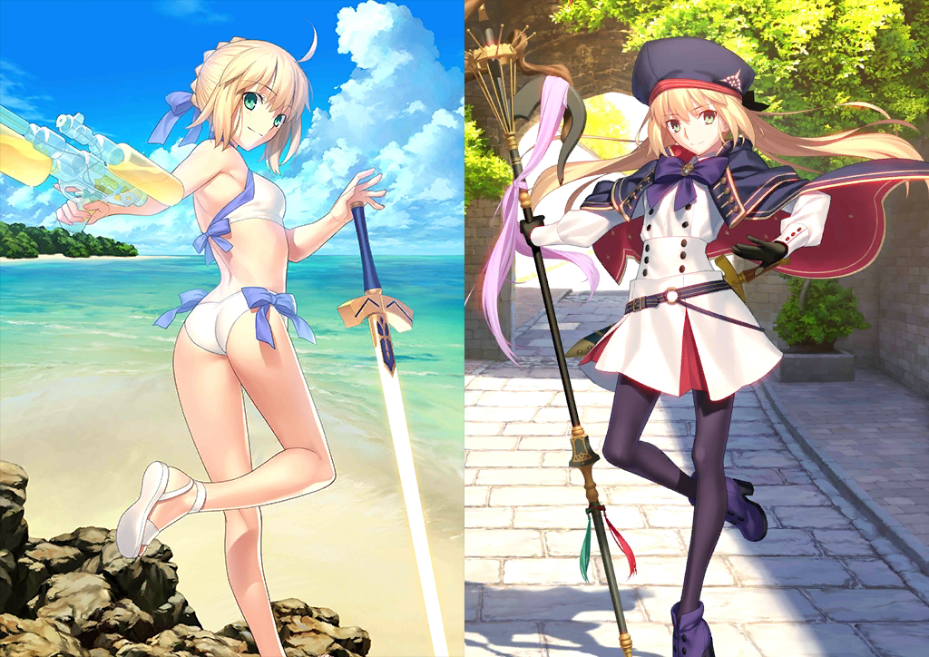 [JP]Fate Grand Order FGO Artoria/Altria(Caster+Archer) starter account-Mobile Games Starter