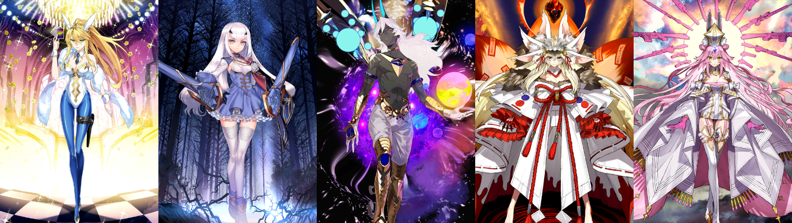 [JP]FGO Artoria(ruler) Fairy Knight Lancelot Melusine Koyanskaya Darkness Arjuna alter Fate Grand Order starter account-Mobile Games Starter