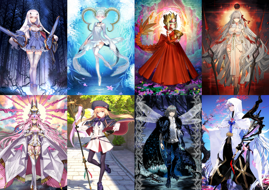 [JP]FGO Fairy Knight Lancelot Melusine Tiamat Larva Draco Durga /Kali Artoria Caster Castoria Koyanskaya Oberon Fate Grand Order starter account-Mobile Games Starter