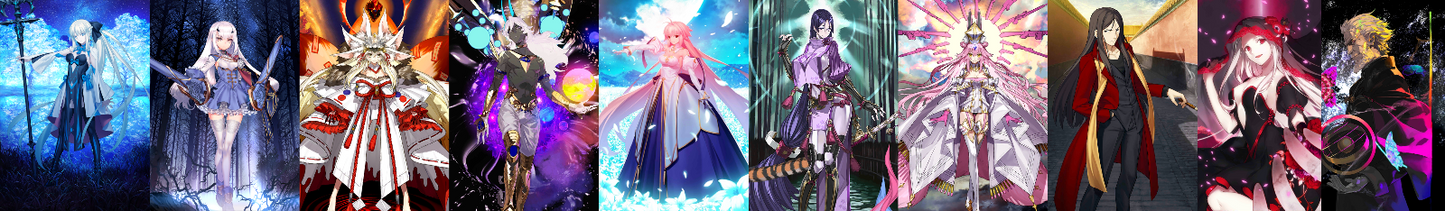 [JP]FGO Morgan Fairy Knight Lancelot Melusine Arjuna Koyanskaya Darkness Arcueid Fate Grand Order starter account-Mobile Games Starter