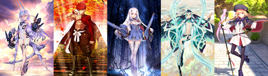 [JP]FGO Muramasa Artoria Caster Castoria double Fairy Knight Lancelot Melusine Qin Shi Huang Fate Grand Order starter account-Mobile Games Starter