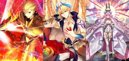 [JP]FGO NP4 Gilgamesh NP5 Caster + Koyanskaya + 3-4x5* Fate Grand Order starter account-Mobile Games Starter