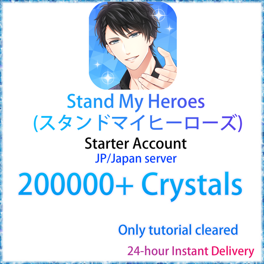 [JP][INSTANT] 200000+ Crystals | Stand My Heroes (スタンドマイヒーローズ) Starter Account-Mobile Games Starter