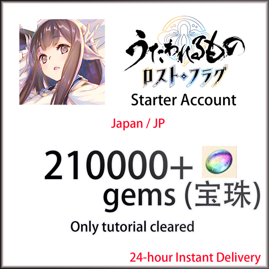 [JP][INSTANT] 210000+ gems 宝珠 | Utawarerumono: Lost Flag うたわれるもの ロストフラグ Japan Starter Account-Mobile Games Starter