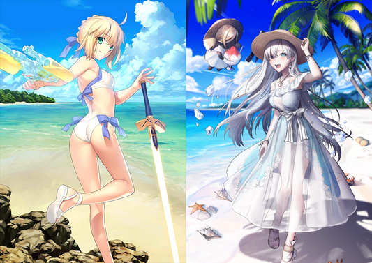 [JP][INSTANT] FGO Artoria/Altria(archer) + Anastasia summer Fate Grand Order starter account-Mobile Games Starter