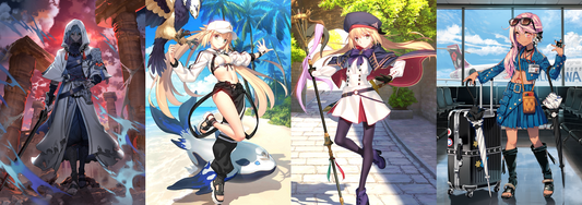 [JP][INSTANT] FGO Castoria berserker + Hassan-i-Sabbah (Azrael) + Artoria Caster Fate Grand Order starter account-Mobile Games Starter