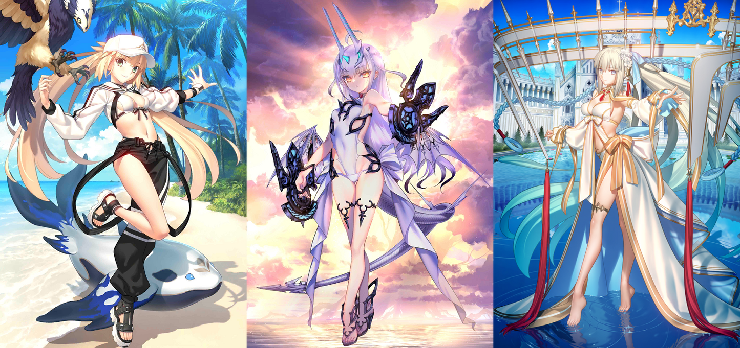 [JP][INSTANT] FGO Castoria berserker + Melusine ruler + Tonelico + 2000SQ Artoria Caster Fate Grand Order starter account-Mobile Games Starter