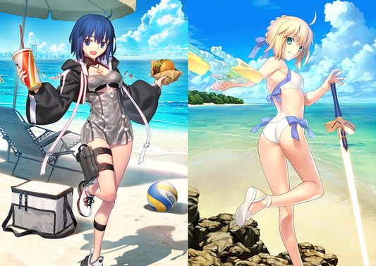 [JP][INSTANT] FGO Ciel + Artoria acher Fate Grand Order Mysterious Executor C.I.E.L starter account-Mobile Games Starter