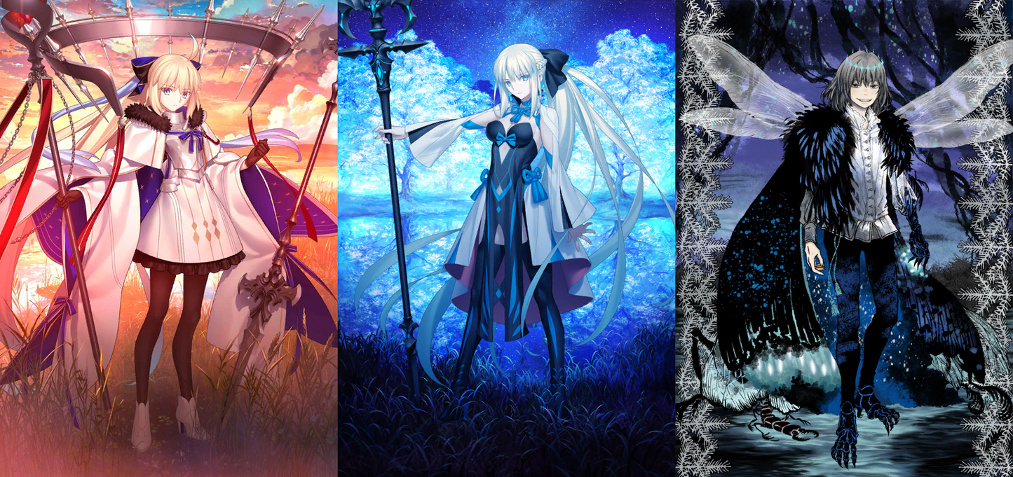 [JP][INSTANT] FGO double 2 Morgan Tonelico Aesc the Savior + Oberon Fate Grand Order starter account-Mobile Games Starter