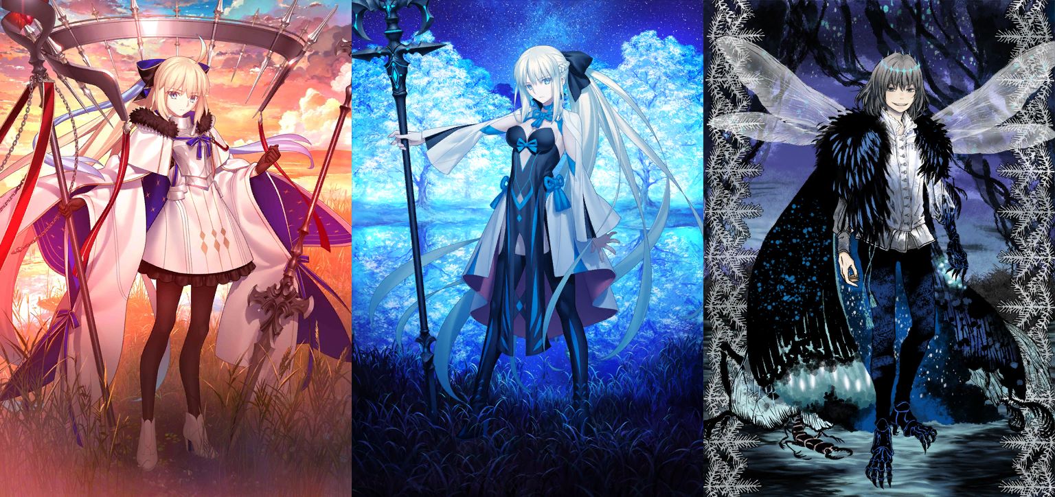 [JP][INSTANT] FGO double 2 Morgan Tonelico Aesc the Savior + Oberon Fate Grand Order starter account-Mobile Games Starter