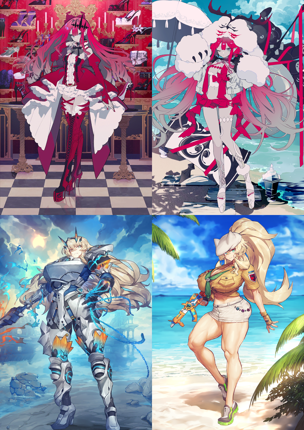 [JP][INSTANT] FGO double Fairy Knight / UDK-Barghest+Cait Cu Cerpriestess(Baobhan Sith) Fate Grand Order starter account-Mobile Games Starter