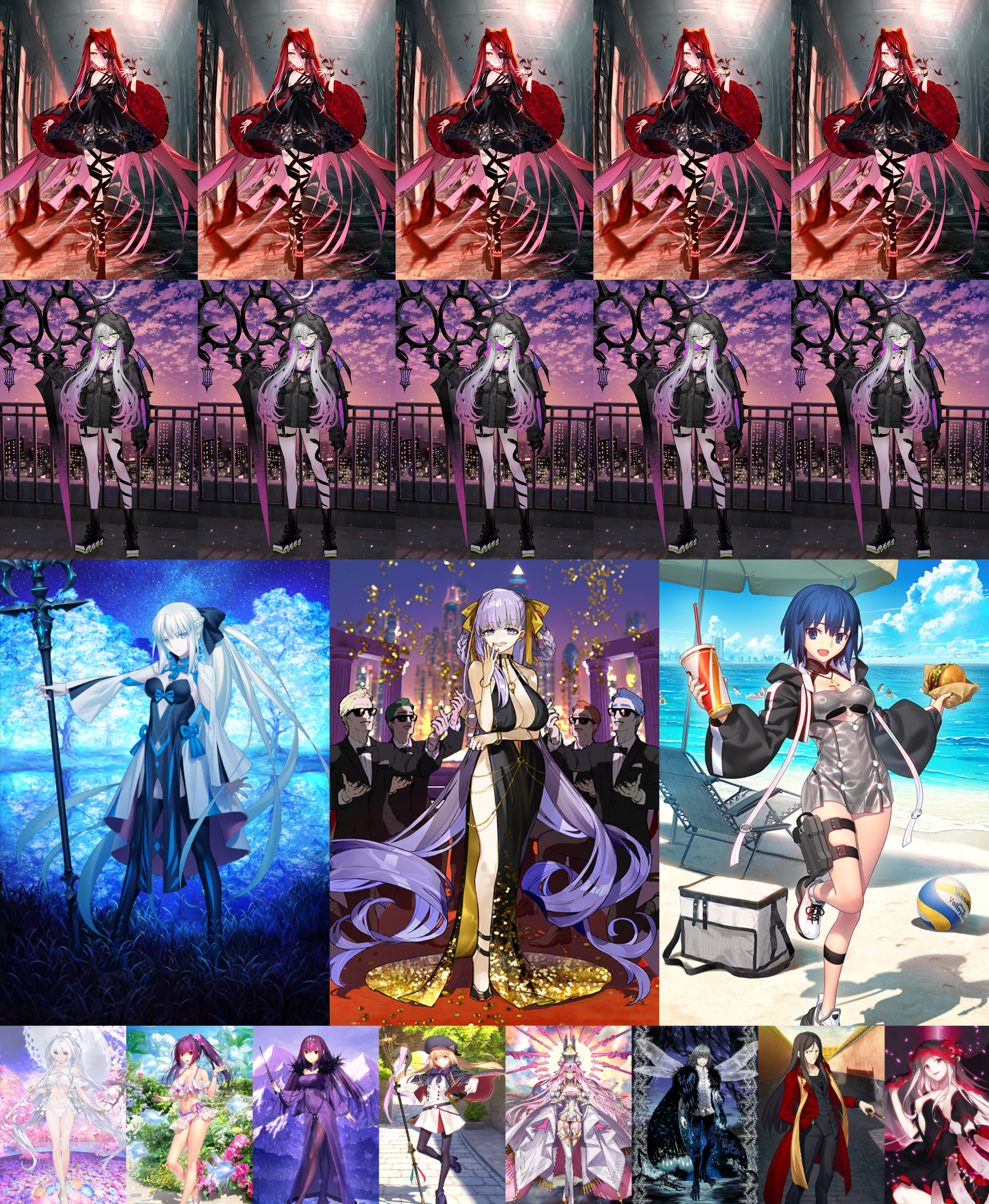 [JP][INSTANT] FGO double NP5 Typhon NP5 Lilith + Koyanskaya Oberon Castoria Skadi Lady Avalon Merlin + 0-1000SQ Fate Grand Order endgame quartz account (see options)-Mobile Games Starter
