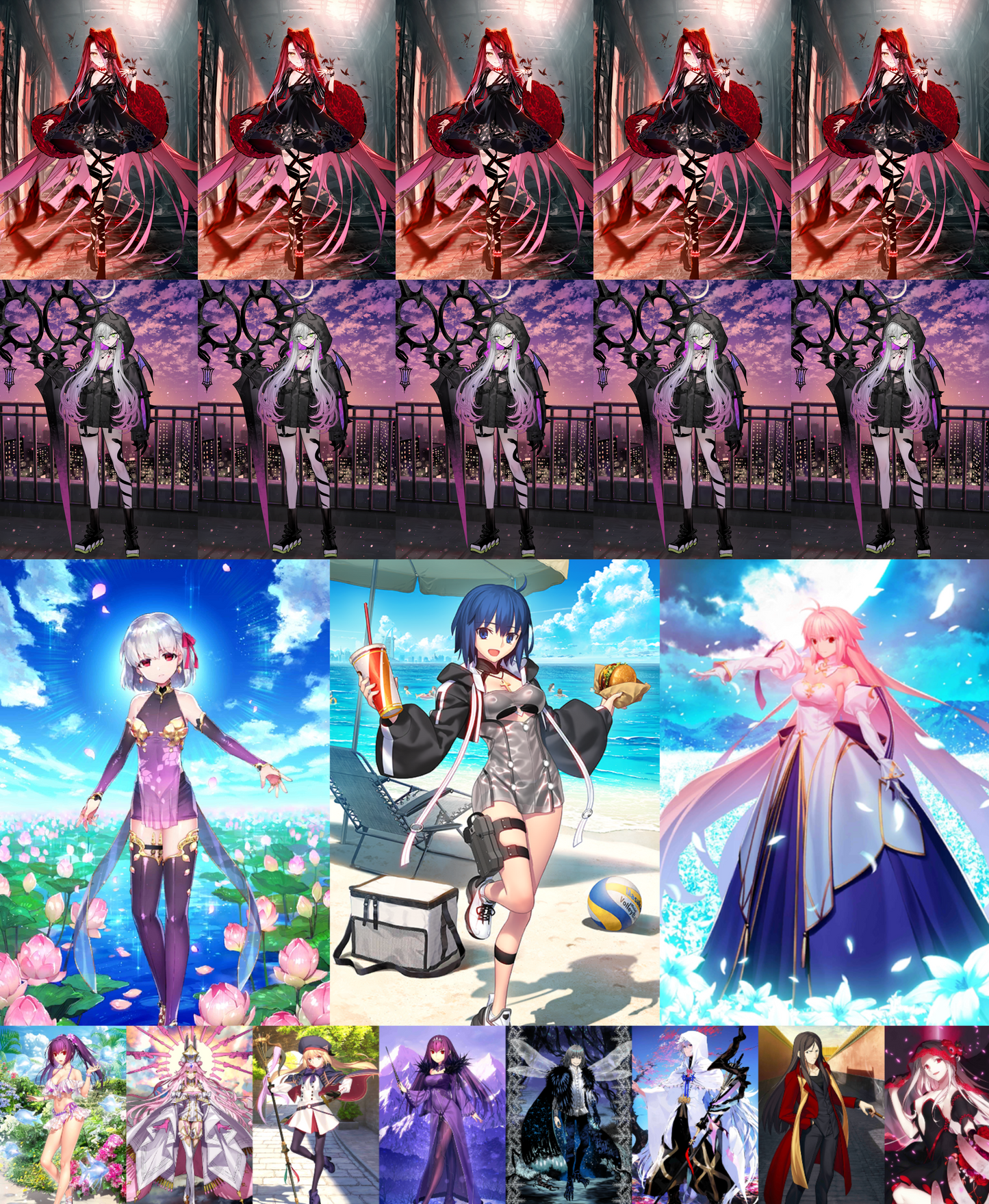 [JP][INSTANT] FGO double NP5 Typhon NP5 Lilith + Koyanskaya Oberon Castoria Skadi Lady Avalon Merlin + 0-1000SQ Fate Grand Order endgame quartz account (see options)-Mobile Games Starter