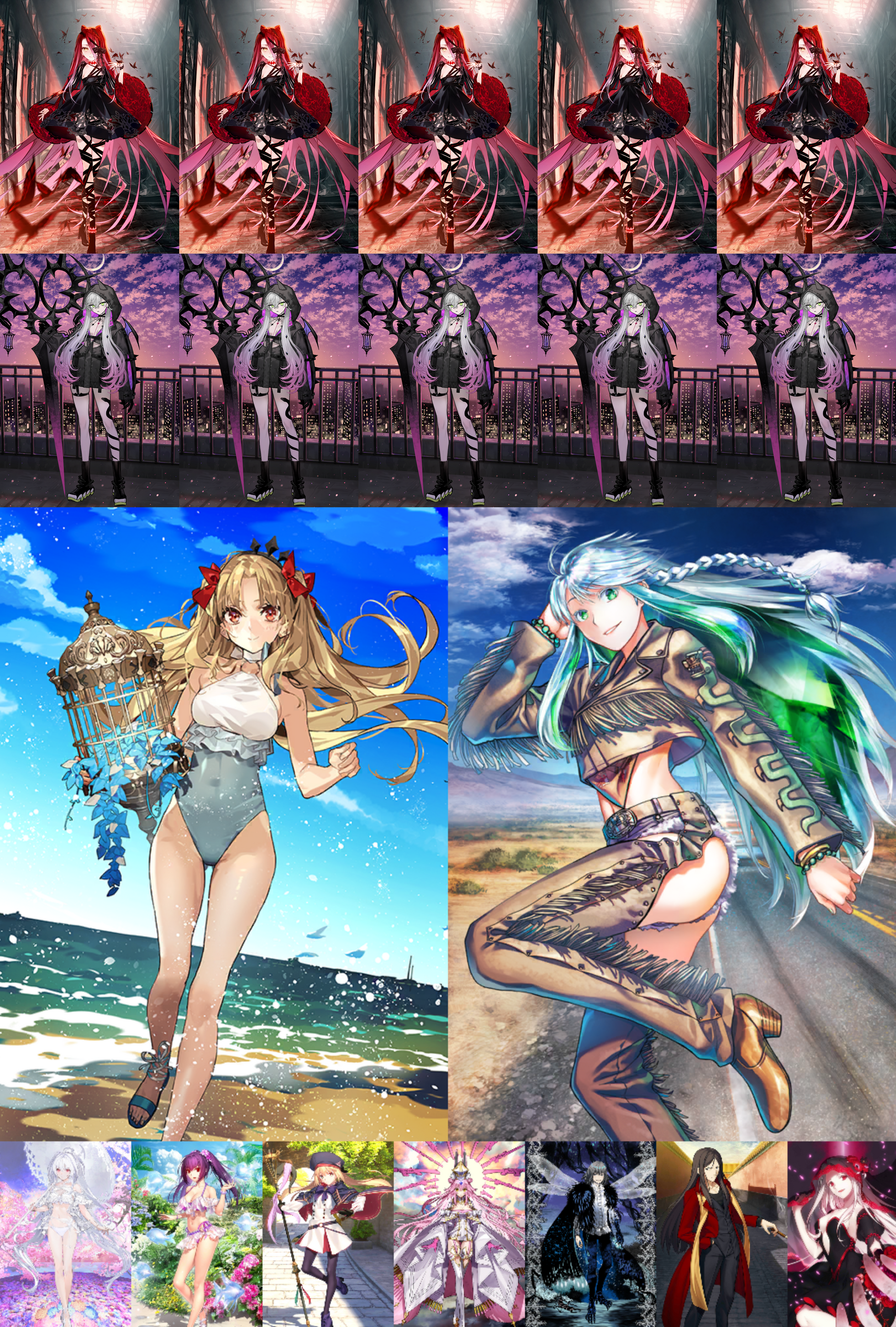 [JP][INSTANT] FGO double NP5 Typhon NP5 Lilith + Koyanskaya Oberon Castoria Skadi Lady Avalon Merlin + 0-1000SQ Fate Grand Order endgame quartz account (see options)-Mobile Games Starter