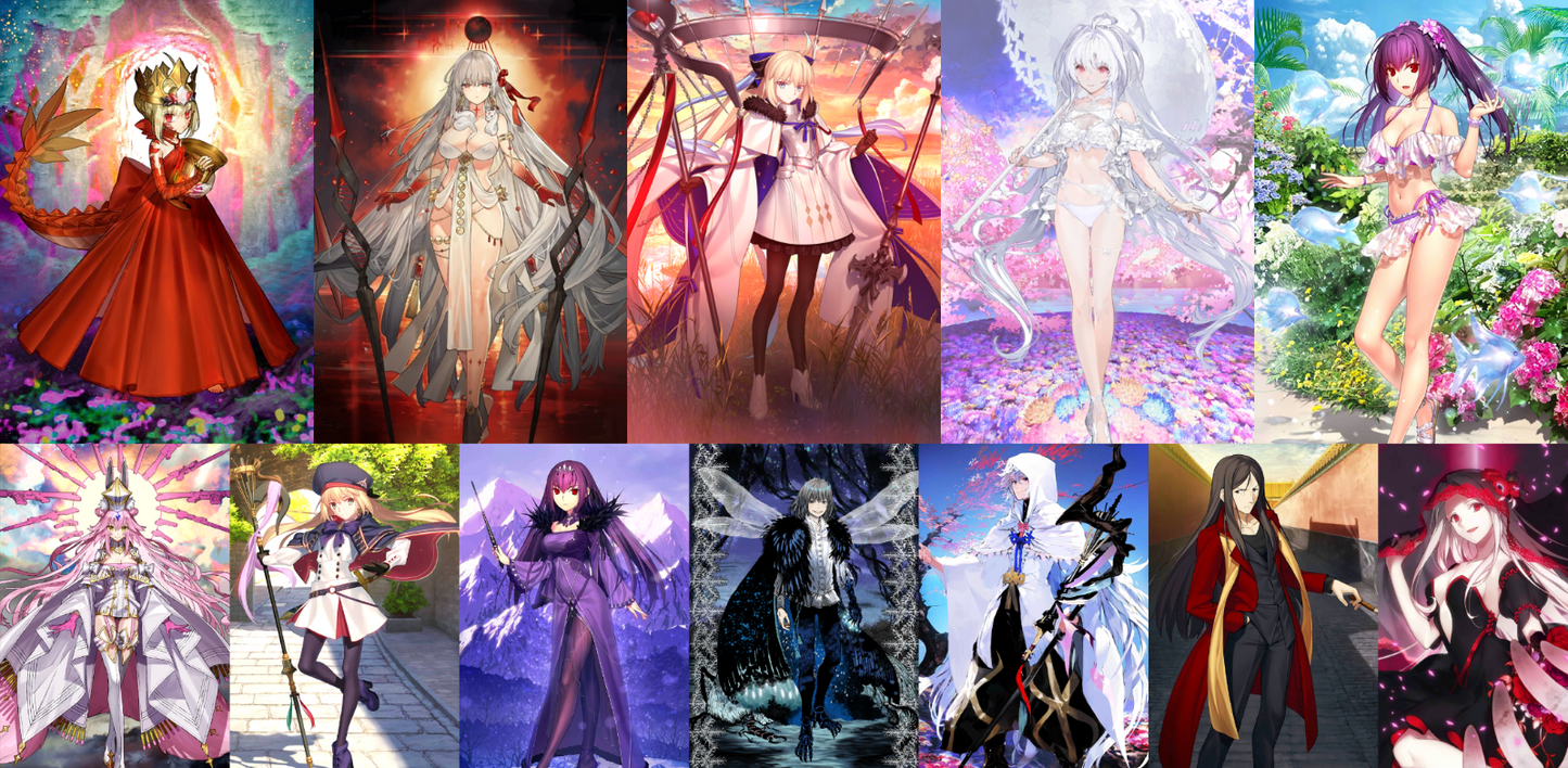 [JP] FGO Draco Durga /Kali Tonelico Aesc the Savior+ Koyanskaya Castoria Skadi +3000SQ Fate Grand Order endgame quartz account-Mobile Games Starter