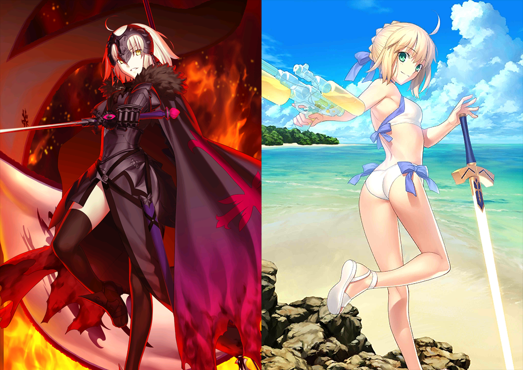 [JP][INSTANT] FGO Jeanne(alter) +Artoria archer Fate Grand Order starter account-Mobile Games Starter