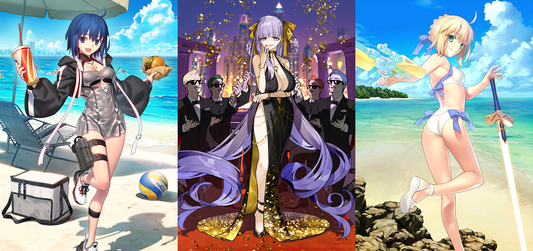 [JP][INSTANT] FGO NP2 Ciel + NP2 BB Dubai + Artoria archer Fate Grand Order Mysterious Executor C.I.E.L starter account-Mobile Games Starter