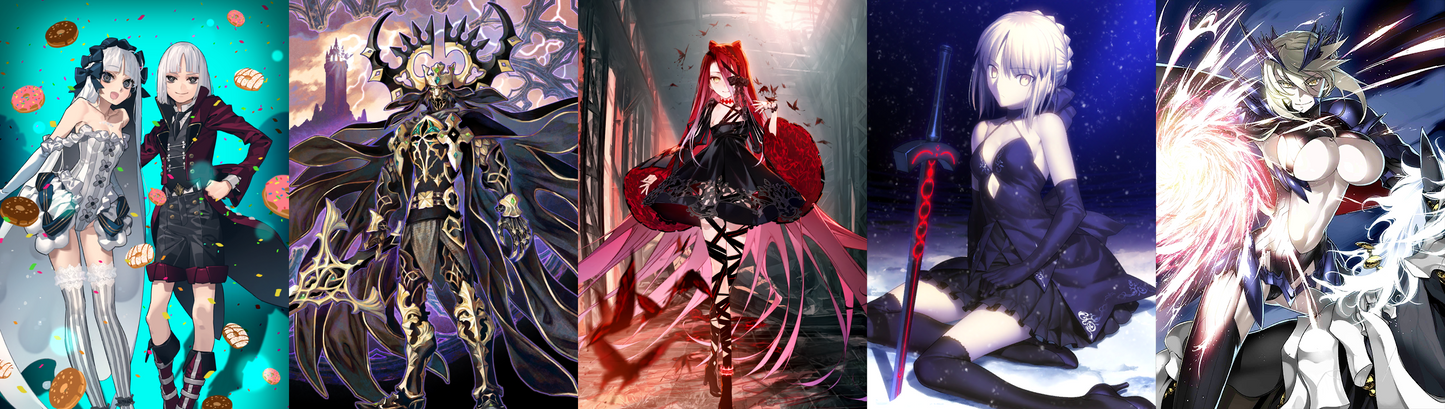 [JP][INSTANT] FGO NP2 Francesca John Typhon + 2 Artoria alter 5 Artoria lancer Fate Grand Order starter account-Mobile Games Starter