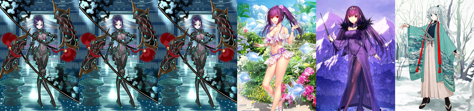 [JP][INSTANT] FGO NP3 Minamoto no Raikou / Ushi Gozen + double Skadi / ruler + NP5 Yui Shousetsu Fate Grand Order starter account-Mobile Games Starter