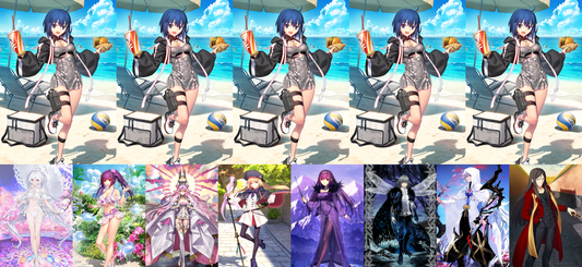 [JP][INSTANT] FGO NP5 Ciel + Koyanskaya Castoria Skadi Oberon Lady Avalon Merlin+Mysterious Executor C.I.E.L. endgame account (see options)-Mobile Games Starter