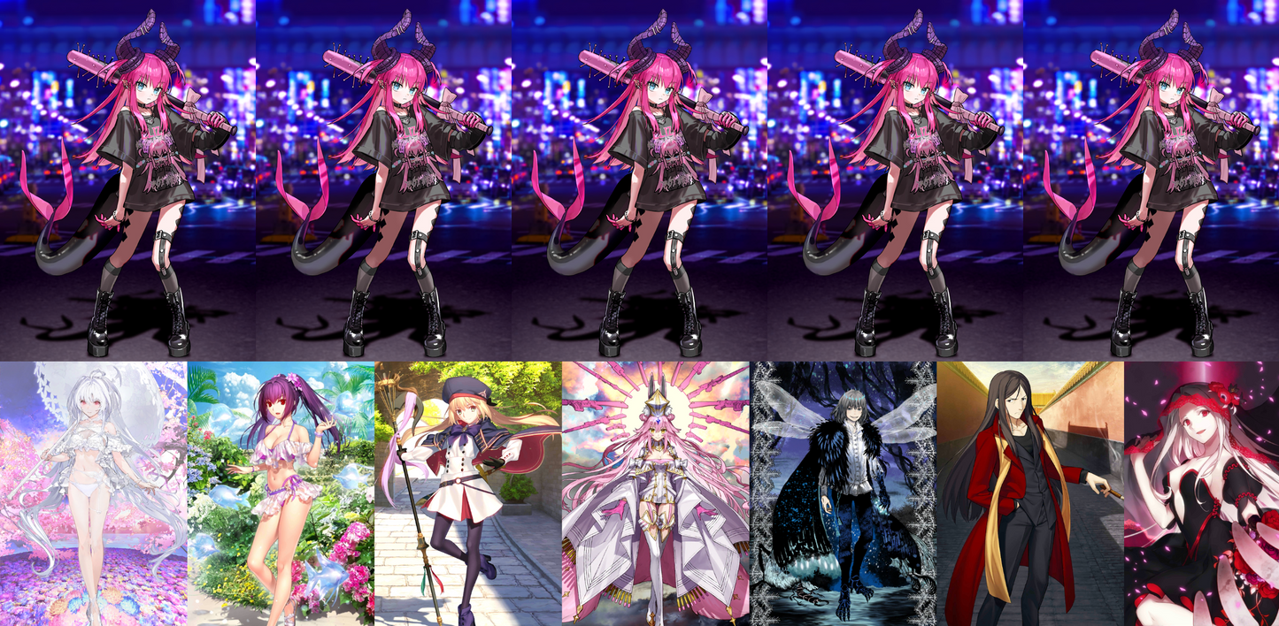 [JP][INSTANT] FGO NP5 Elizabeth + Castoria Koyanskaya Oberon Skadi Lady Avalon Merlin Waver + 3000-4000SQ Fate Grand Order endgame quartz account (see options)-Mobile Games Starter