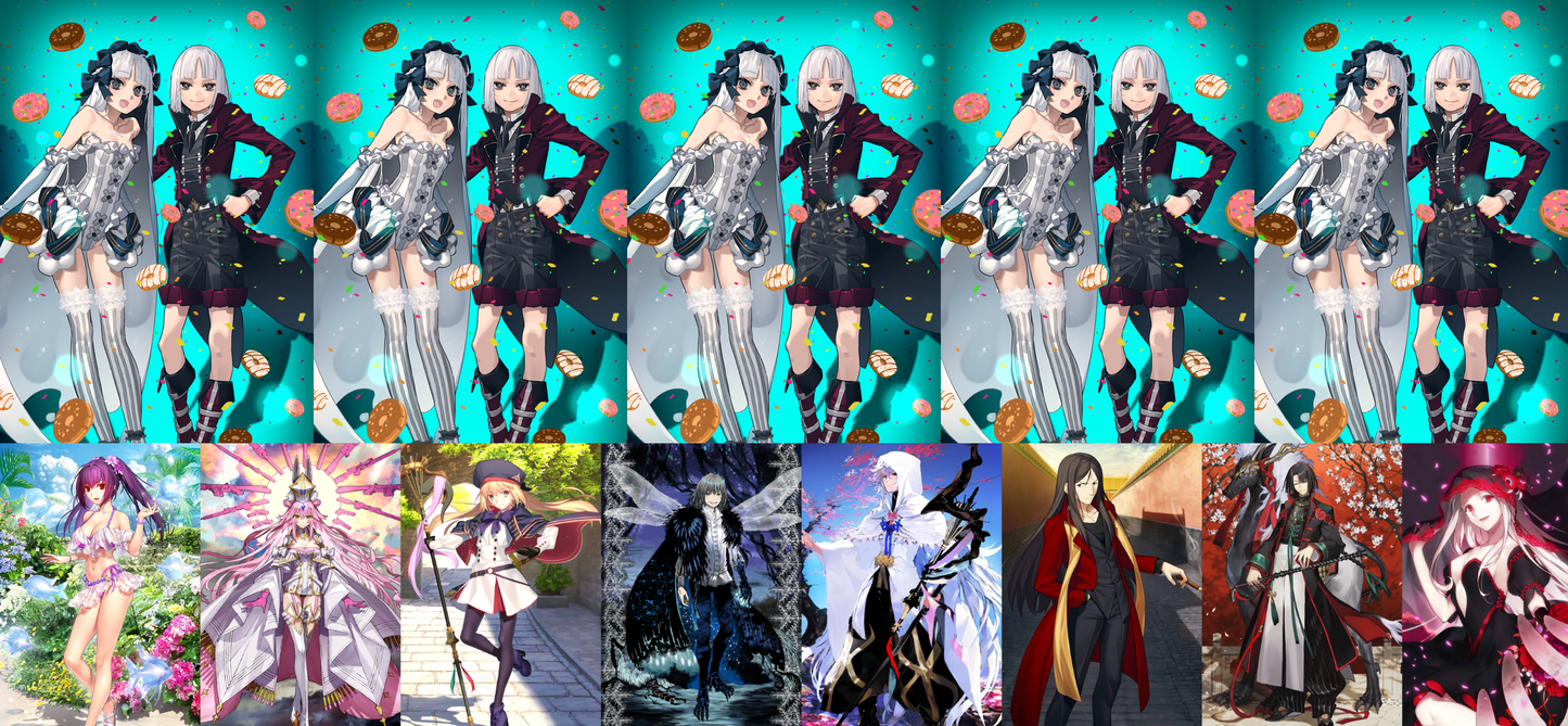[JP][INSTANT] FGO NP5 Francois Francesca Prelati + Koyanskaya Oberon Castoria Skadi ruler Merlin Waver BG + 3000-5000SQ Fate Grand Order endgame quartz account (see options)-Mobile Games Starter