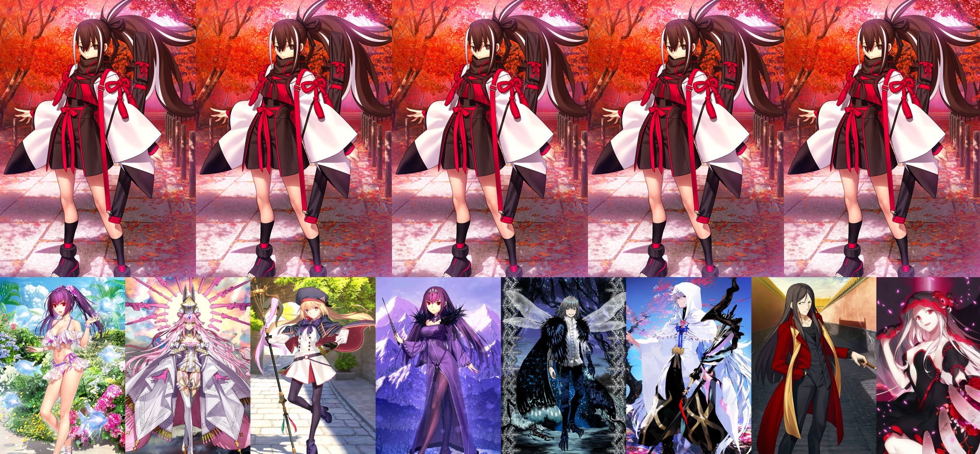 [JP][INSTANT] FGO NP5 Gensai + Castoria Koyanskaya Oberon Skadi Lady Avalon Merlin Waver + 3000-4000SQ Fate Grand Order endgame quartz account (see options)-Mobile Games Starter