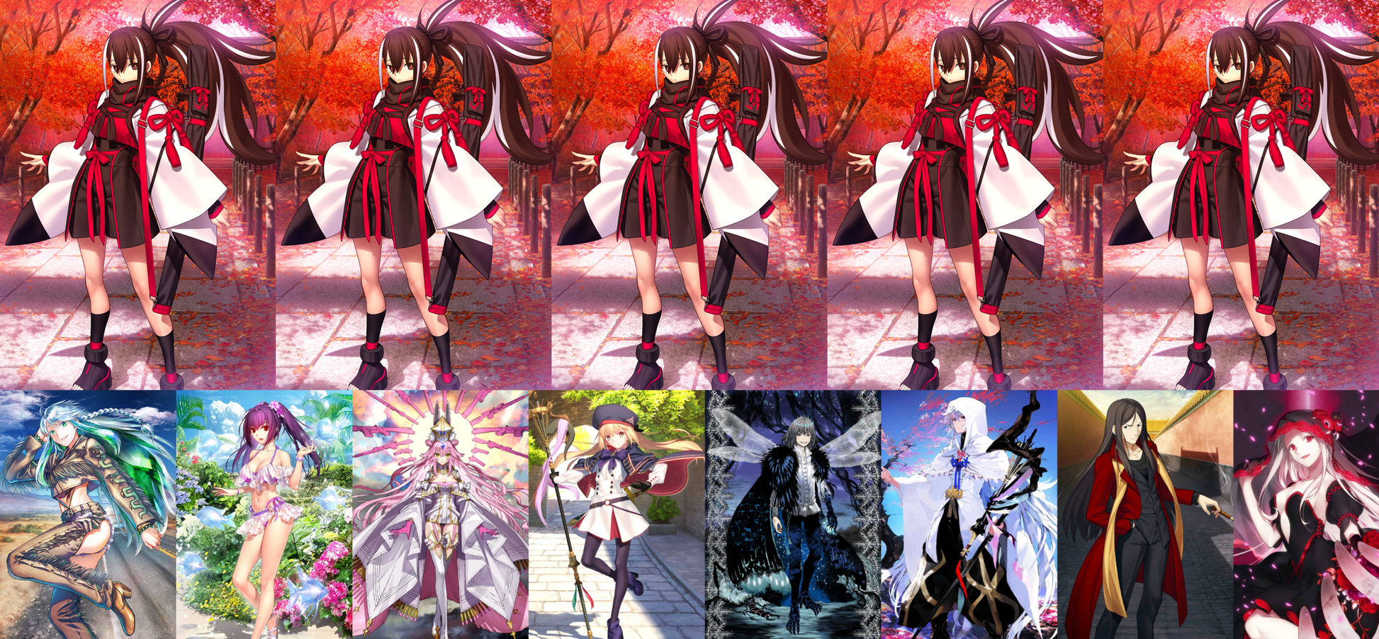 [JP][INSTANT] FGO NP5 Gensai + Castoria Koyanskaya Oberon Skadi Lady Avalon Merlin Waver + 3000-4000SQ Fate Grand Order endgame quartz account (see options)-Mobile Games Starter
