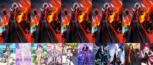 [JP][INSTANT] FGO NP5 Isami + Castoria Koyanskaya Oberon Skadi Lady Avalon Merlin Waver + 3000-4000SQ Fate Grand Order endgame quartz account (see options)-Mobile Games Starter