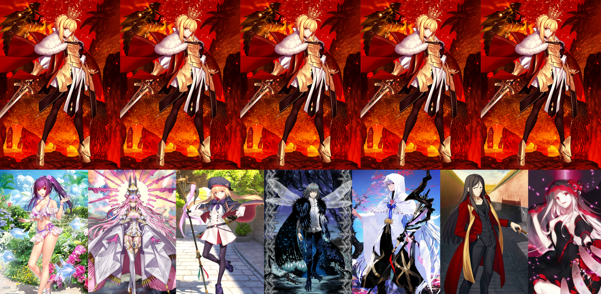 [JP][INSTANT] FGO NP5 Lord Logres + Koyanskaya Oberon Castoria Skadi ruler Merlin Waver BG + 3500-6000SQ Fate Grand Order endgame quartz account (see options)-Mobile Games Starter