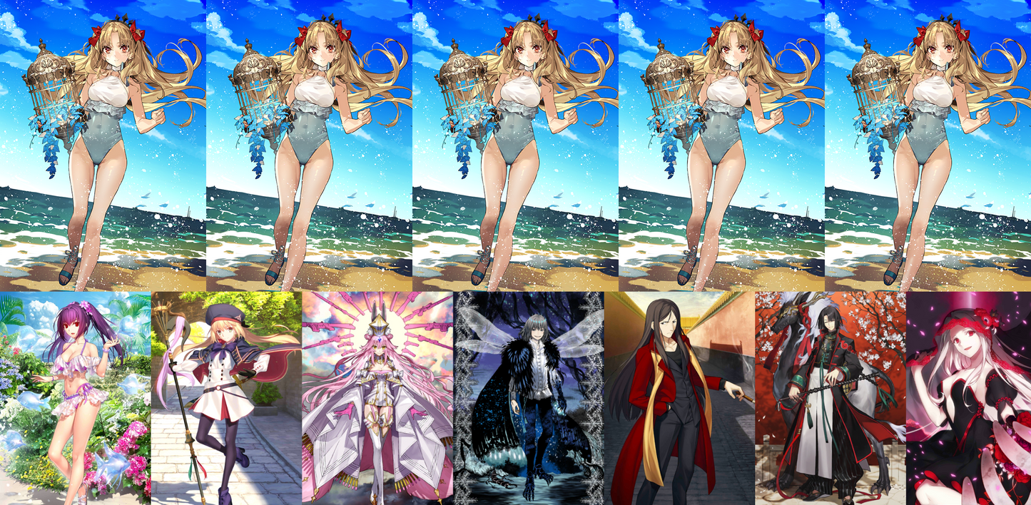 [JP][INSTANT] FGO NP5 Space Ereshkigal + 5100-6000SQ + Koyanskaya Castoria Skadi Oberon+Waver Taigong BG+ endgame account (see options)-Mobile Games Starter