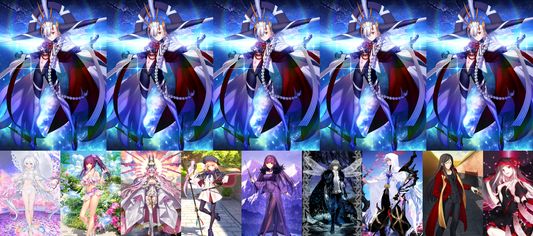 [JP][INSTANT] FGO NP5 U-Olga Marie + Koyanskaya Oberon Castoria double Skadi Merlin Lady Avalon Waver + Black Grail + 3000-4000SQ Fate Grand Order UnBeast endgame quartz account (see options)-Mobile Games Starter